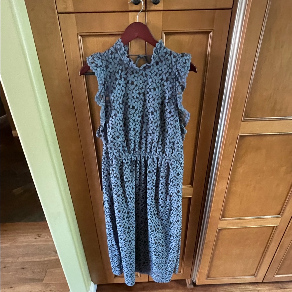 Kate spade size 14 blue floral dress